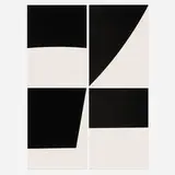 Ellsworth Kelly, Four works from the Un coup de dés n'abolira jamais le hasard portfolio, 1992, screenprint