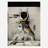 Paul Wunderlich, Aida (from the Metropolitan Opera portfolio), 1978, lithograph in colors