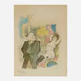 George Grosz, Kraft und Anmut (Plate VII from the Ecce Homo portfolio), 1922-23, offset lithograph in colors