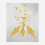 John Armleder, Untitled, 2008, screenprint on Mylar