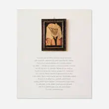 Untitled by Sophie Calle, 1990, offset lithograph in colors, sold Aug 2024