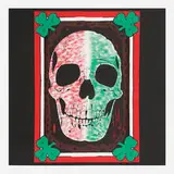 Mike Kelley, Emerald Eyehole Tablecloth