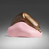 Monica Bonvicini, Drill 4 Chastity (for Parkett 72), 2004, two-part cast, bronze and resin