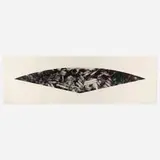 Dark Gray Curve (State I) by Ellsworth Kelly, 1988, lithograph on Arches Cover, sold Aug 2024