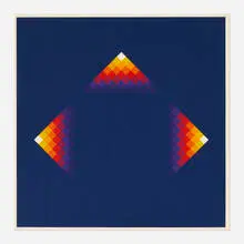 Herbert Bayer, Untitled, 1968, screenprint in colors
