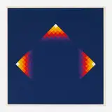 Herbert Bayer, Untitled, 1968, screenprint in colors