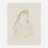 Fernando Botero, Mujer con collar de perlas