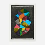 Sol LeWitt, Plate #04 (from the Complex Forms portfolio), 1989, etching and aquatint in colors