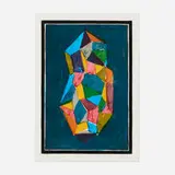 Sol LeWitt, Plate #05 (from the Complex Forms portfolio), 1989, etching and aquatint in colors