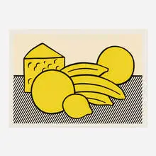 Roy Lichtenstein, Yellow Still Life (from the Six Still Lives series), 1974, lithograph and screenprint in colors on BFK Rives