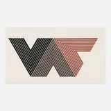 Quathlamba I (from the V series) by Frank Stella, 1968, lithograph in colors, sold Aug 2024