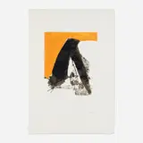 Robert Motherwell, Untitled (No. 12) (from The Basque suite), 1971, screenprint in colors J.B. Green