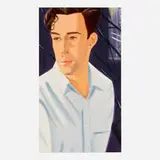 Alex Katz, White Shirt (Vincent 1), 2021, lithograph in colors