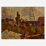 Sidney Gross, Cityscape - Construction