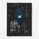 Molly Zuckerman-Hartung, Nigredo, 2010, oil, latex house paint, and mixed media on canvas