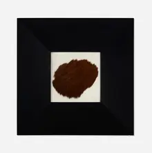 Tony Tasset, Domestic Abstraction, 1986, wood, paint, fur, artist's frame