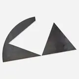 James Reineking, Quadrant with 90° Mass Displacement II, galvanized steel