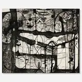 Richard Hull, Notes, 1999, charcoal on paper