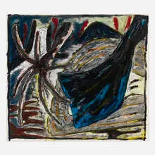 Gregory Amenoff, On Loop Road, 1983, mixed media on paper