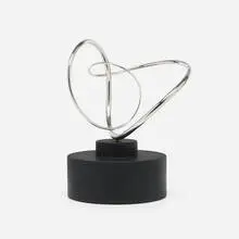 José de Rivera, Construction 3-1-79, 1979, stainless steel, painted wood