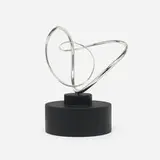 José de Rivera, Construction 3-1-79, 1979, stainless steel, painted wood