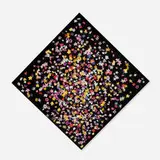 Stephen Eichhorn, Floral Burst (Black Window), 2012, collage on archival paper