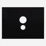 Gerald Kamitaki, Untitled, 1991, acrylic on paper with cut-outs