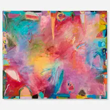 Richmond Burton, BE BOP, 1985, oil on canvas