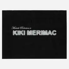 Jay Heikes, Mariah Robertson is Kiki Merimac, 2005, charcoal and glitter on photocopy