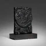Anthony Pearson, Arrangement, 2007, bronze relief with cobalt patina