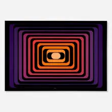 Jean-Pierre Yvaral, Progression Polychrome B, 1971, acrylic on canvas