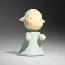 Little Wanderer by Yoshitomo Nara, 2003, injection-molded and rotationally-molded plastic, sold Jul 2024