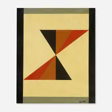 Charles Frederic Ramsey, Untitled, 1948, oil on board