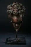 American School, Untitled, MASK, mixed media - Height: 19 1/2 in