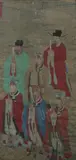 Anonymous, Taoist Immortals, TAOIST IMMORTALS, ink and color on silk