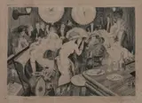 Pierre Gatier, Le Boeuf Sur le Toit, Etching
