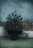 Mario Russo, The Cart, Oil on canvas