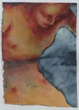 Graham Dean, Small Night Swimming 2003, Watercolor