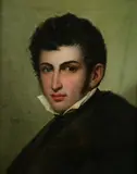 Jean Auguste Dominque Ingres, Portrait of Young Man, PORTRAIT OF YOUNG MAN, oil on panel