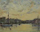 Oscar Anderson, Close of Day, Oil on panel