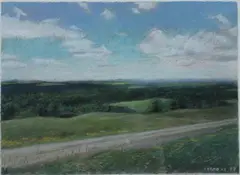 Jay Brooks, Rural Route, Pastel