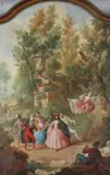 Edgardo Lualki, Afternoon in the Park, Oil on canvas