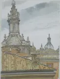 Philip Pearlstein, European Cathedral Spires