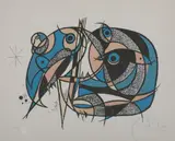 Untitled by Joan Miró, Color lithograph, sold May 2012