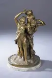 Michel Clodion, Bacchanal, Bronze-doré