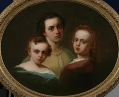Thomas Hicks, Family Portrait, Oil on canvas