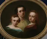 Thomas Hicks, Family Portrait, Oil on canvas