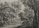 Antonie Waterloo, Country Road, COUNTRY ROAD, etching; first state with trimmed margins in good condition