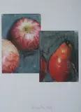Brian Petro, APPLE and PEAR: TWO WORKS, each signed lower right, Mixed media photographs