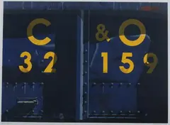 C & O by Robert Cottingham, Color lithograph, offered Jun 2012